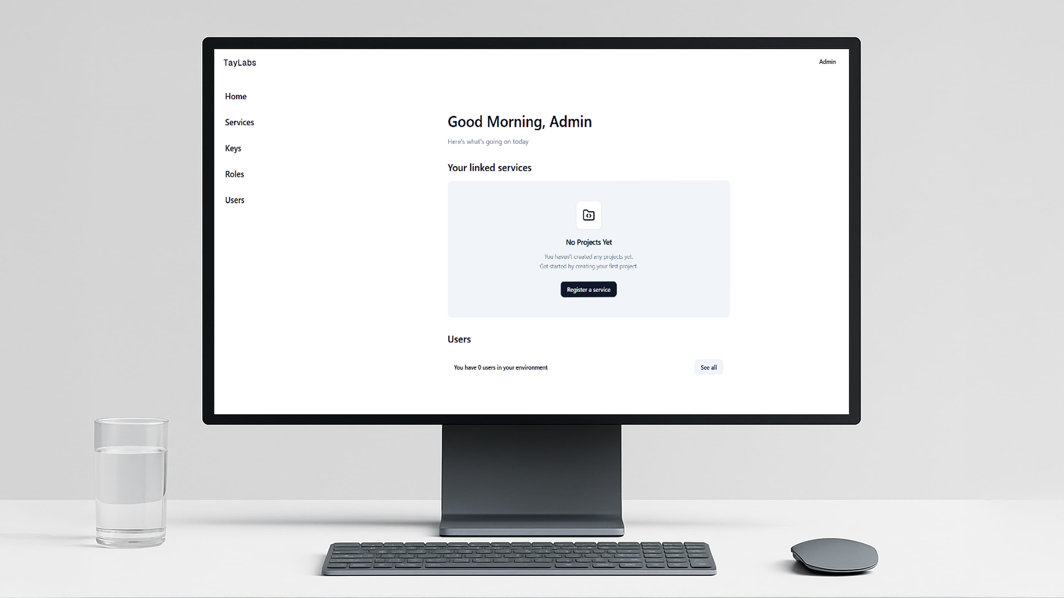Project image for Auth and User Management API